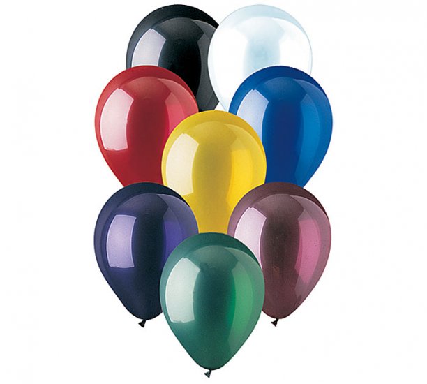 Jewel Crystal Assortment Colour Helium Latex Balloon